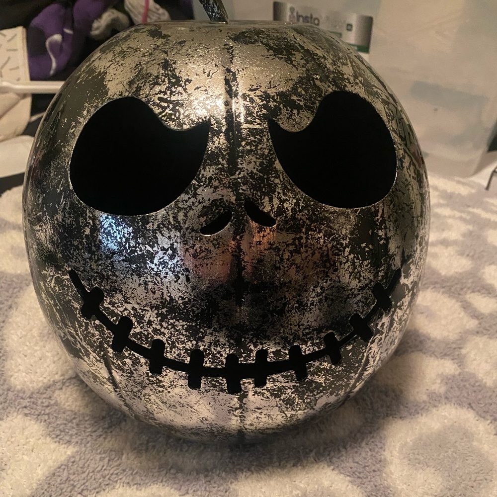 Jack skellington candle holder